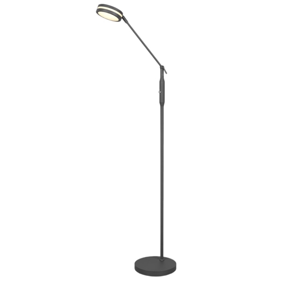 Lampada da terra moderna led da 2700k a 4000k antracite per ufficio