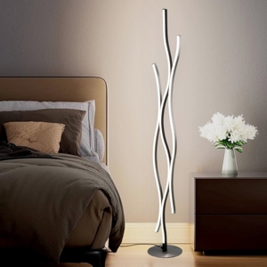Lampada da terra moderna led da 2300k a 4000k per camera da letto