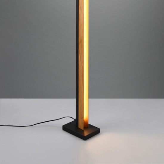 Lampada da terra moderna sottile led 3000k per salotto nordico