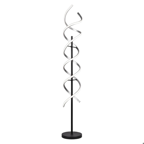 Lampada da terra moderna led da 2300k a 4000k a spirale
