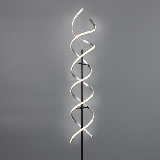 Lampada da terra moderna led da 2300k a 4000k a spirale
