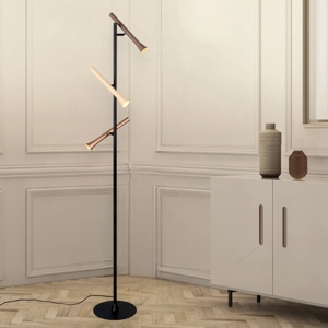 Lampada da terra moderna orientabile led da 2300k a 4000k h150 cm