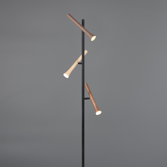 Lampada da terra moderna orientabile led da 2300k a 4000k h150 cm