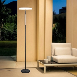 Lampada da terra moderna led 3000k per salotto h160 cm