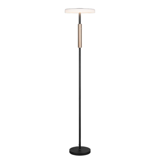 Lampada da terra moderna led 3000k per salotto h160 cm