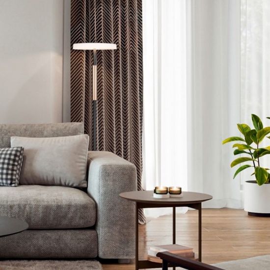 Lampada da terra moderna led 3000k per salotto h160 cm