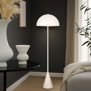 Lampada da terra piantana grigio chiaro design moderno