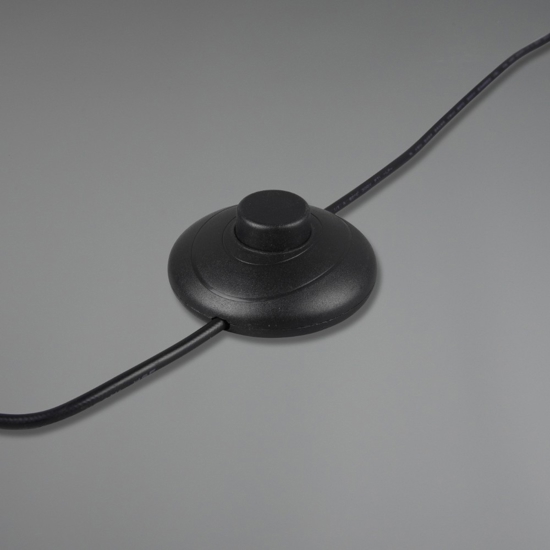 Lampada da terra design moderna grigio led 34w dimmerabile
