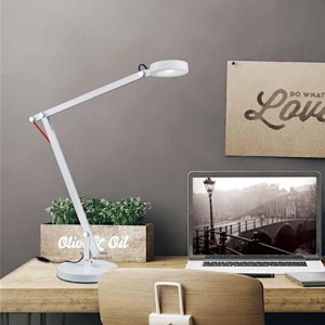 Lampada da scrivania moderna led 5w 3000k snodabile bianca