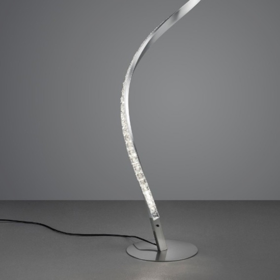 Lampada da terra design moderna led 9w rgb dimmerabile con telecomando