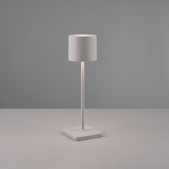 Lampada da esterno grigio senza fili per tavolo ristorante