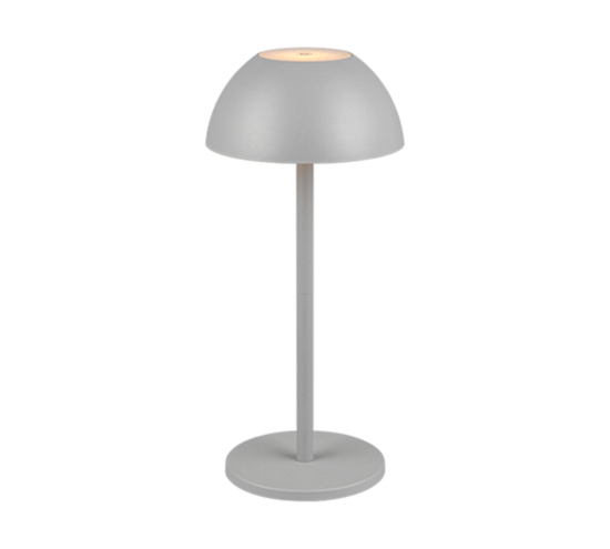 Lampada colore grigio da tavolo senza fili per esterni design moderna