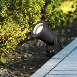 Faretto con picchetto da giardino antracite per esterno