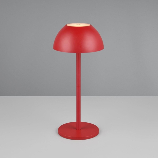 Lampada da esterno portatile senza fili rossa led moderna