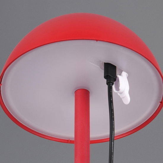 Lampada da esterno portatile senza fili rossa led moderna