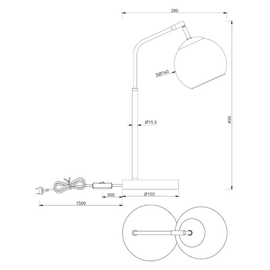 Lampada da tavolo orientabile base effetto marmo bianco cromo