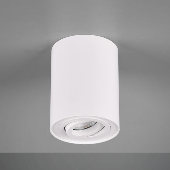 Faretto da soffitto moderno luce led orientabile bianco