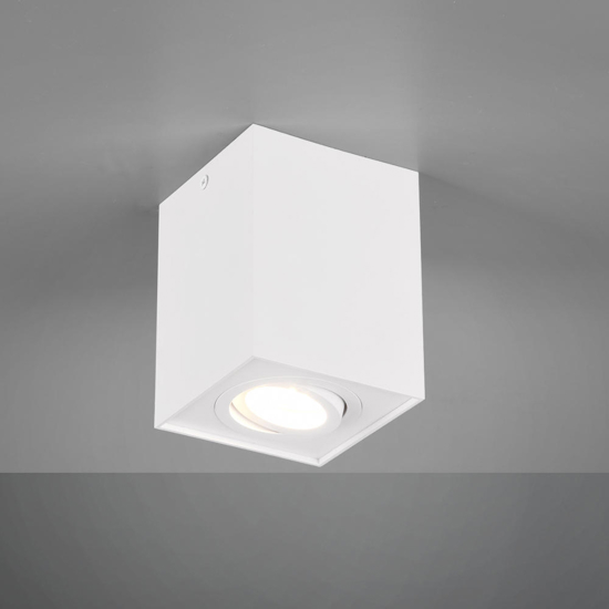 Faretto da soffitto orientabile bianco per ingresso