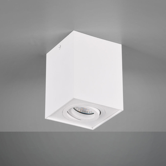 Faretto da soffitto orientabile bianco per ingresso