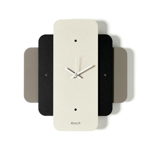 Orologio moderno da muro per cucina fango e nero