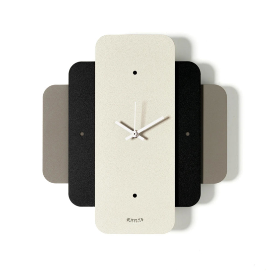 Orologio moderno da muro per cucina fango e nero