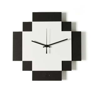 Orologio da parete moderno quadrato nero e bianco