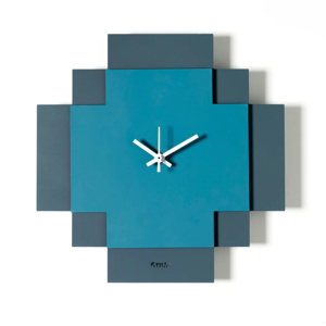 Orologio moderno da muro design quadrato blu