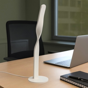 Lampada da tavolo per ufficio moderna bianca led 4000k 10w