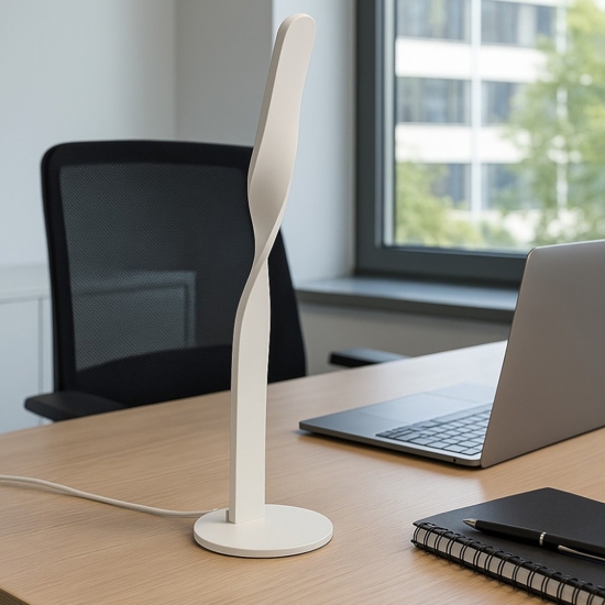 Lampada da tavolo per ufficio moderna bianca led 4000k 10w