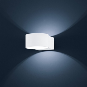 Applique led 4,5w 3000k design moderna bianco per interni