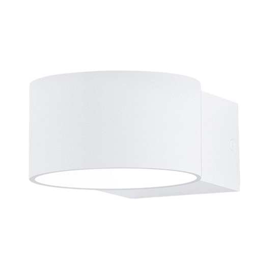 Applique led 4,5w 3000k design moderna bianco per interni