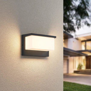 Applique da esterno led 3000k moderno grigio antracite