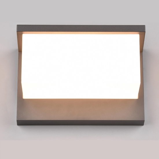 Applique da esterno led 3000k moderno grigio antracite
