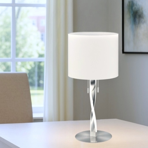 Abat-jour grigio moderna lampada per comodino