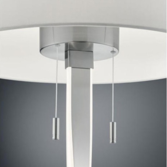 Abat-jour grigio moderna lampada per comodino