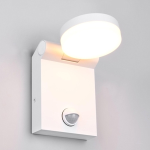 Applique bianco da esterno sensore movimento led 7w 2300k 3000k 4000k