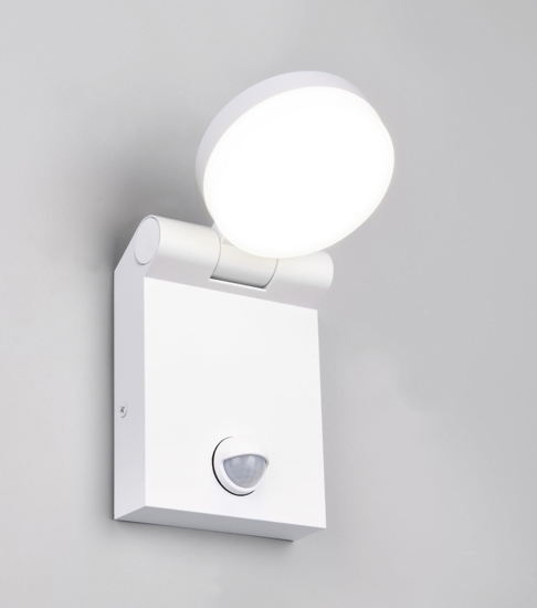Applique bianco da esterno sensore movimento led 7w 2300k 3000k 4000k