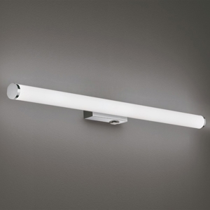 Applique per specchio bagno 80cm led 8w 3000k cromo