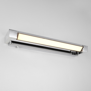 Applique da bagno orientabile led 9w dimmerabile cromo