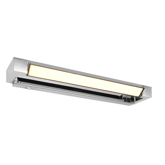 Applique da bagno orientabile led 9w dimmerabile cromo