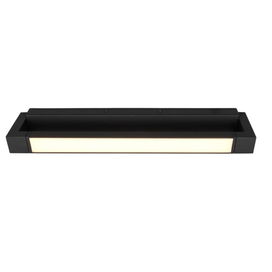 Applique nera per bagno led 9w 3000k 4000k orientabile dimmerabile