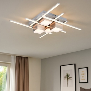 Plafoniera moderna per salotto led 35w da 2700k a 6500k