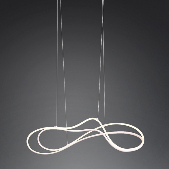 Lampadario moderno bianco led da 2300k a 4000k dimmerabile