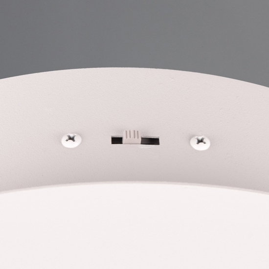 Plafoniera moderna bianca led da 2300k a 4000k per soggiorno