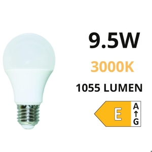 Life lampadina led e27 9,5w 3000k goccia 1055lm bianca ottica 280
