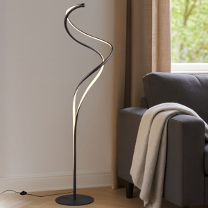 Piantana design moderno led da 2300k a 4000k nera