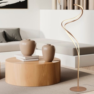 Lampada da terra moderna led da 2300k a 4000k dimmerabile