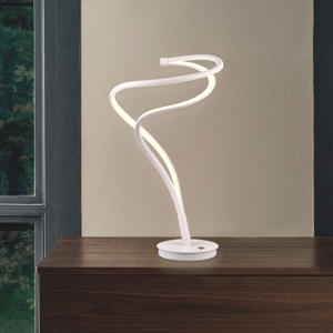 Lampada da tavolo bianca led da 2300k a 4000k design minimal