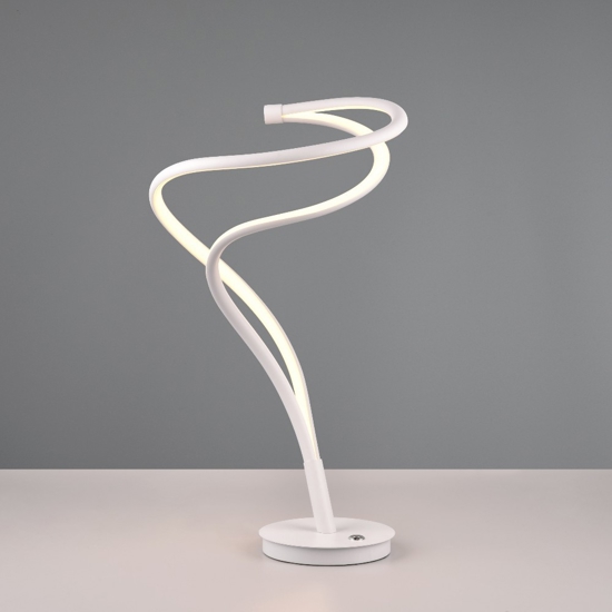 Lampada da tavolo bianca led da 2300k a 4000k design minimal