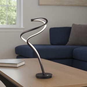 Lampada da tavolo per salotto led da 2300k a 4000k nera